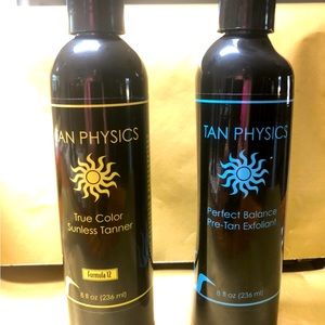 Tan Physics Combo Perfect Balance Pre-Tan Exfoliant & True Color Sunless Tanner